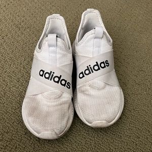 adidas | White Coudfoam Slip On Shoes | Size 7.5